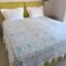 Extra large handmade blanket with crochet in white 100% cotton thread. A unique piece that took several months to finish