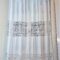 Big handmade curtain with cotton  fabric and crochet in white. The pattern is grapes. At the bottom beautiful friges complete the style. Handmade artpiece from Greek woman. Suitable for double window in normal size. 
