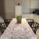 Handmade tableclothe with crochet for big dinning tables